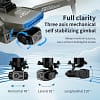 Drone HD Dual Camera,GPS Obstacle Avoidance Drone,GPS Brushless Positioning,30 Mins Flight Time