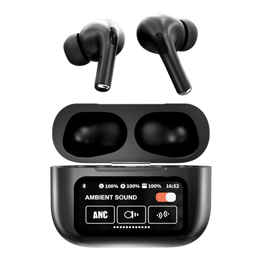 Wireless Earbuds,Bluetooth 5.4 Headphones Bass Stereo,Active Noise Cancelling with Smart Ambient,Earbuds anc