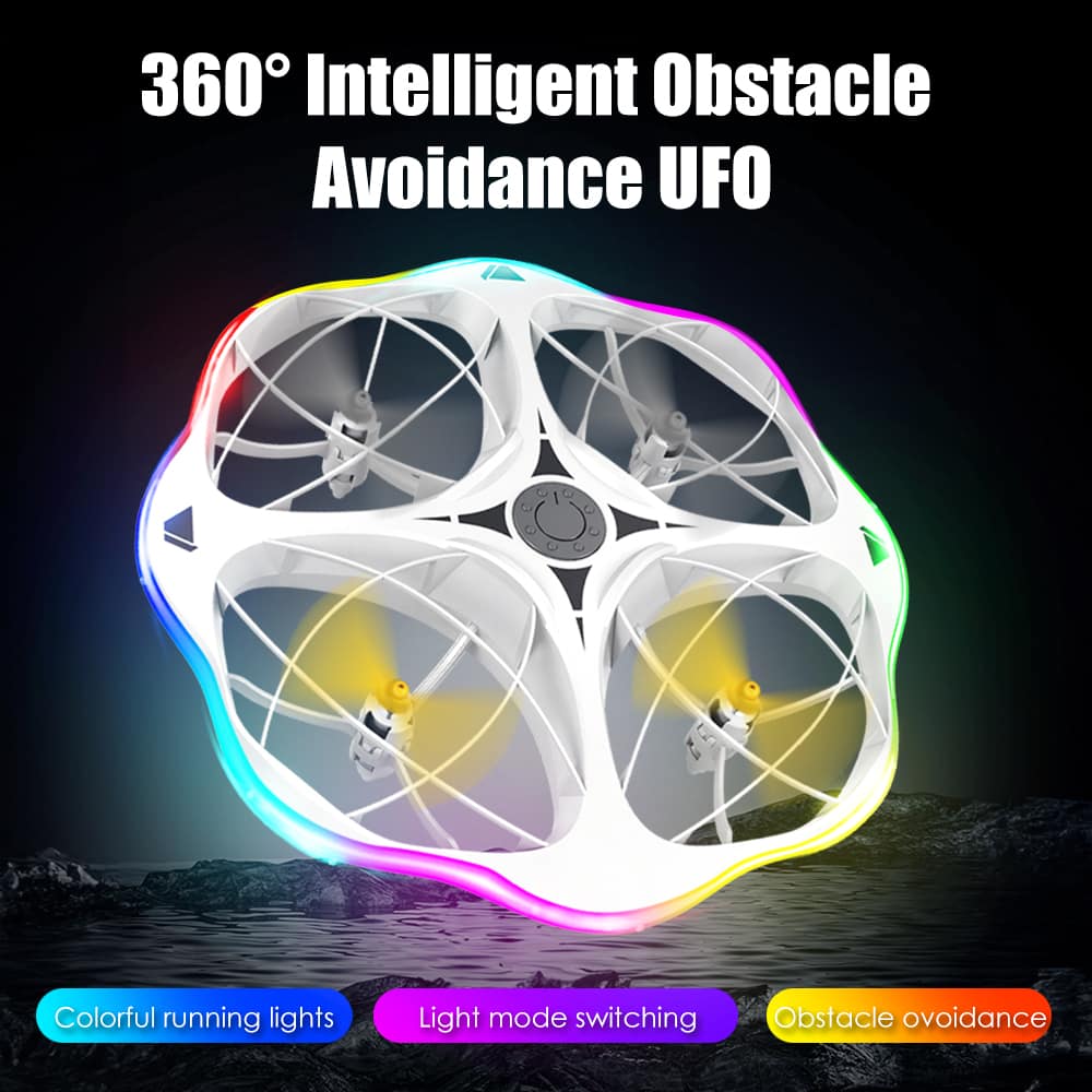 Remote Control UFO Drone,Cool LED Marquee Drone,Gesture Recognition Drone