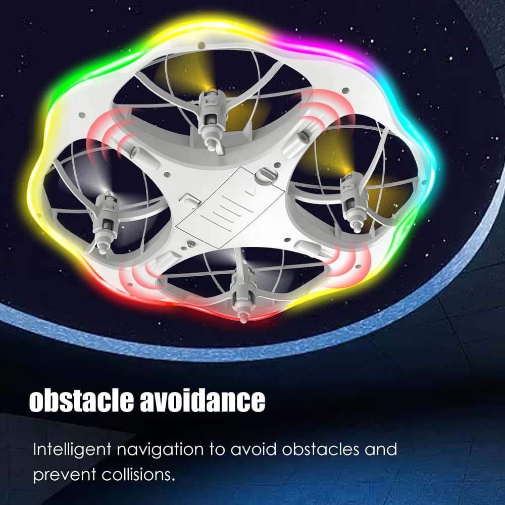 Remote Control UFO Drone,Cool LED Marquee Drone,Gesture Recognition Drone