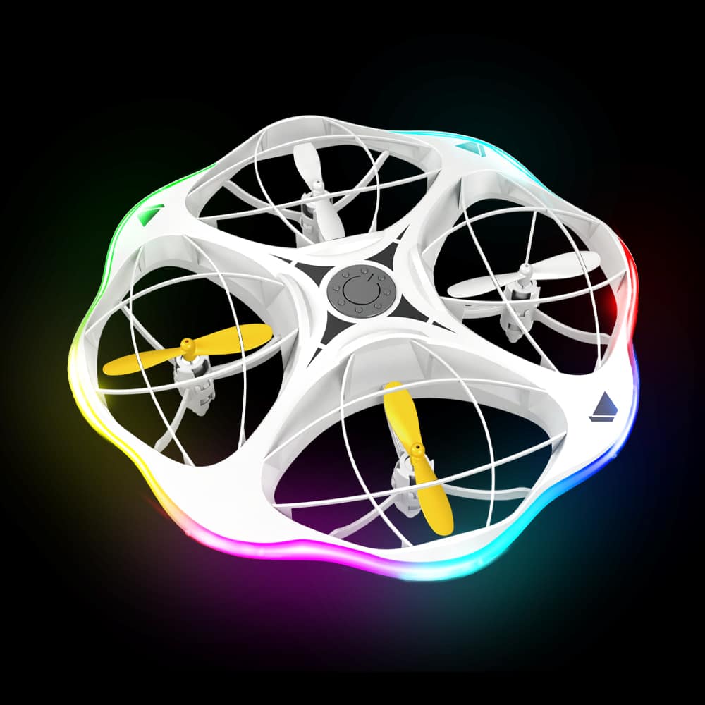 Remote Control UFO Drone,Cool LED Marquee Drone,Gesture Recognition Drone