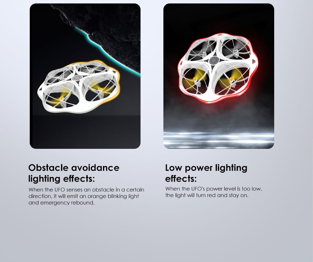 Remote Control UFO Drone,Cool LED Marquee Drone,Gesture Recognition Drone