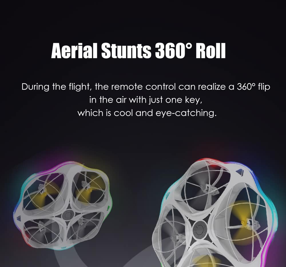 Remote Control UFO Drone,Cool LED Marquee Drone,Gesture Recognition Drone