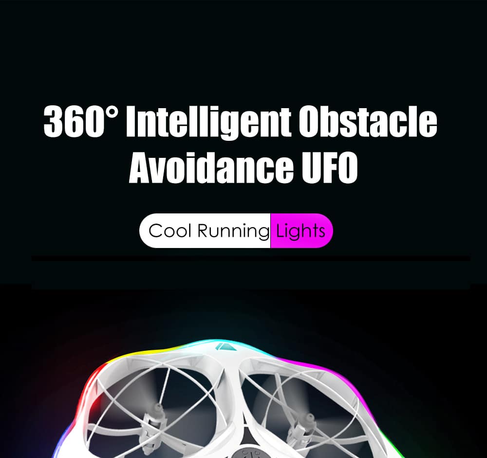 Remote Control UFO Drone,Cool LED Marquee Drone,Gesture Recognition Drone
