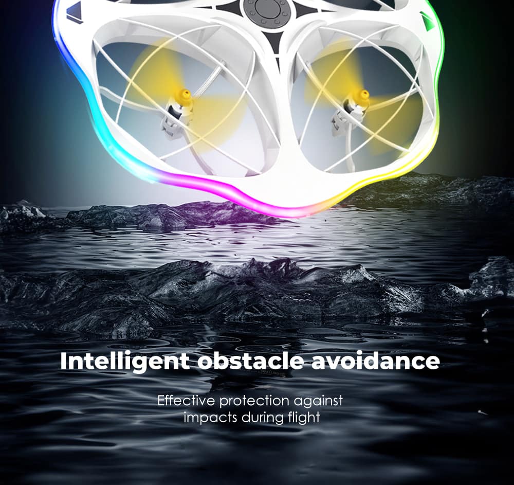 Remote Control UFO Drone,Cool LED Marquee Drone,Gesture Recognition Drone