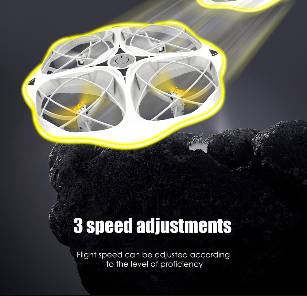 Remote Control UFO Drone,Cool LED Marquee Drone,Gesture Recognition Drone