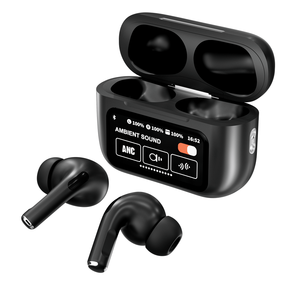 Wireless Earbuds,Bluetooth 5.4 Headphones Bass Stereo,Active Noise Cancelling with Smart Ambient,Earbuds anc