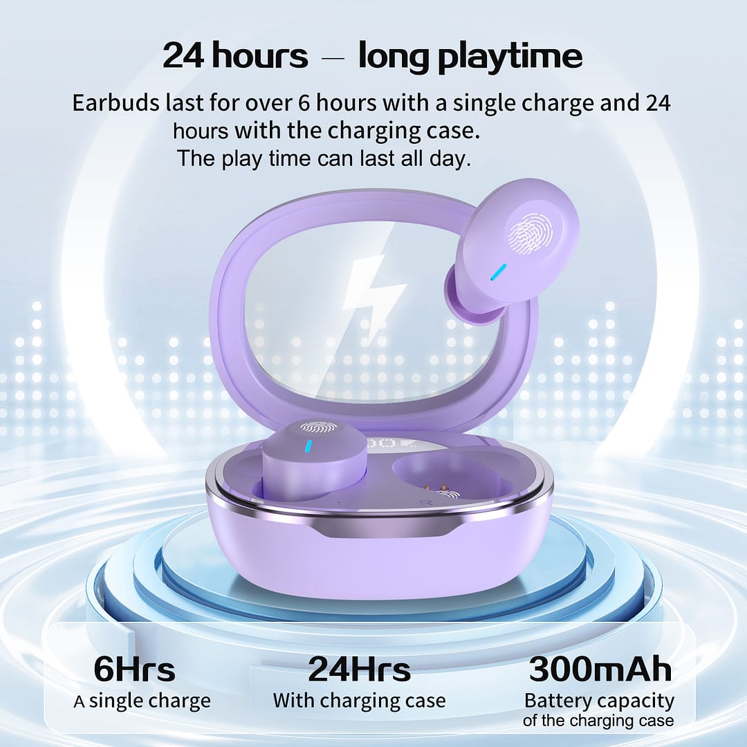 Wireless Earbuds Bluetooth 5.3 Headphone,Bluetooth True Wireless in-Ear Buds,Bluetooth Earbuds Stereo Deep Bass