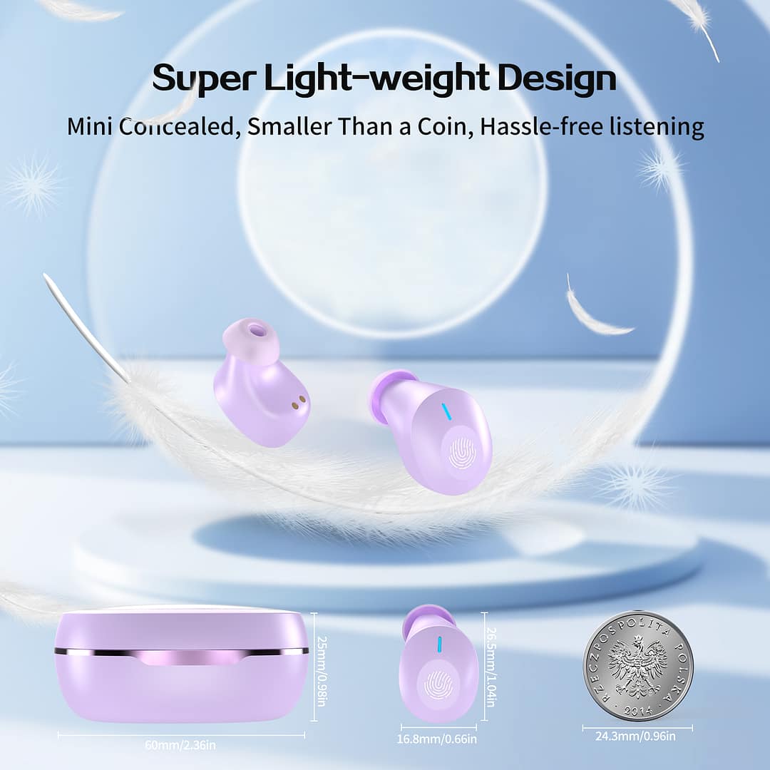 Wireless Earbuds Bluetooth 5.3 Headphone,Bluetooth True Wireless in-Ear Buds,Bluetooth Earbuds Stereo Deep Bass