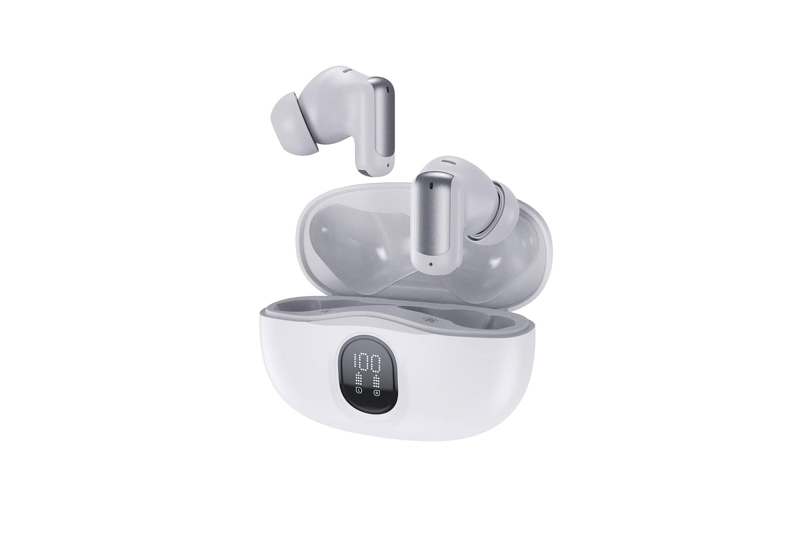 S74 Wireless Earbuds with Bluetooth 5.4, Stereo Deep Bass, ANC Noise Cancelling, IPX5 Waterproof, Perfect for Workout and Running - Image 5