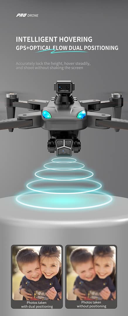 Drone 8K Dual Camera,Intelligent Obstacle Avoidance Drone,GPS Positioning Automatic Return,Quadcopter,Mechanical Gimbal Drone