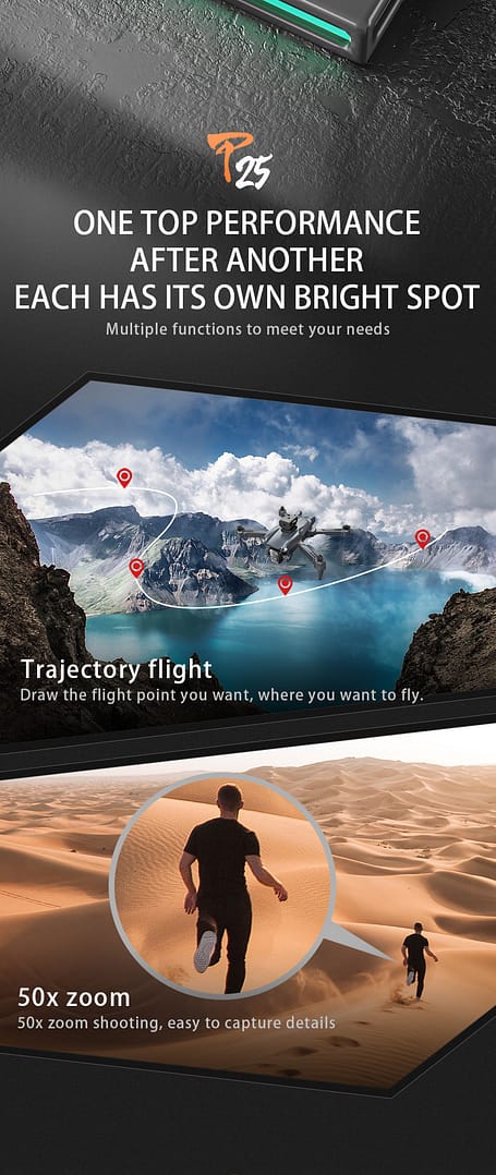 GPS Positioning Drone,Brushless Motor GPS Positioning Automatic Return Drone, Optical Flow Hovering Drone