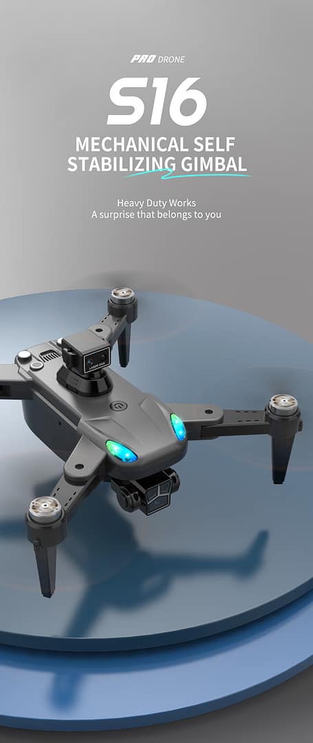Drone 8K Dual Camera,Intelligent Obstacle Avoidance Drone,GPS Positioning Automatic Return,Quadcopter,Mechanical Gimbal Drone