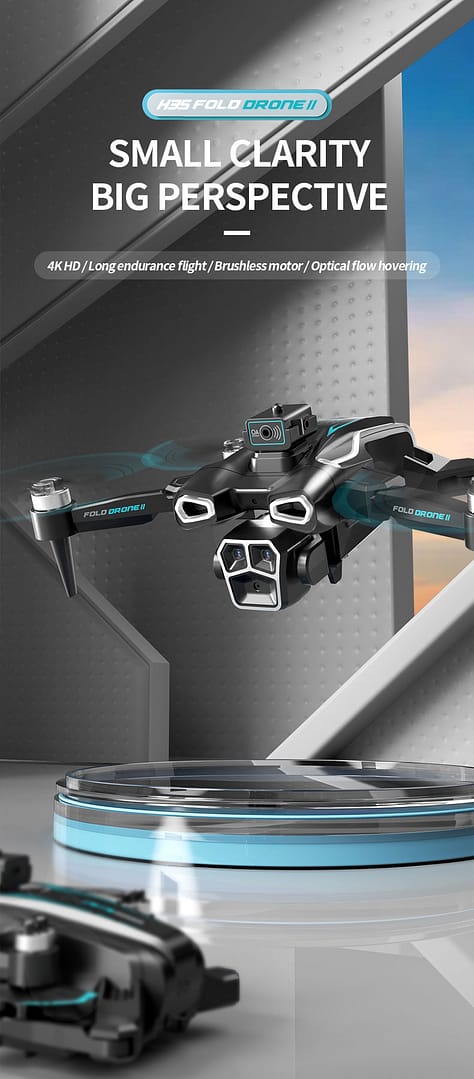 360° Smart Obstacle Avoidance Drone,Automatic Follow up Shooting Drone,Brushless Motor Drone