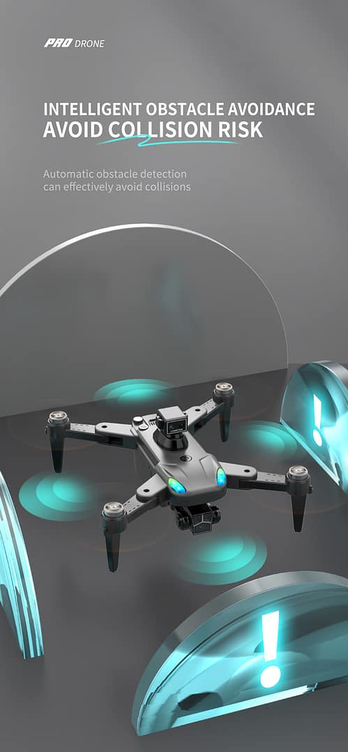 Drone 8K Dual Camera,Intelligent Obstacle Avoidance Drone,GPS Positioning Automatic Return,Quadcopter,Mechanical Gimbal Drone