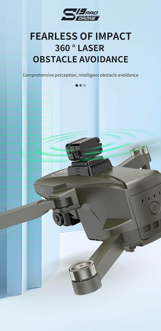 Drone HD Dual Camera,GPS Obstacle Avoidance Drone,GPS Brushless Positioning,30 Mins Flight Time