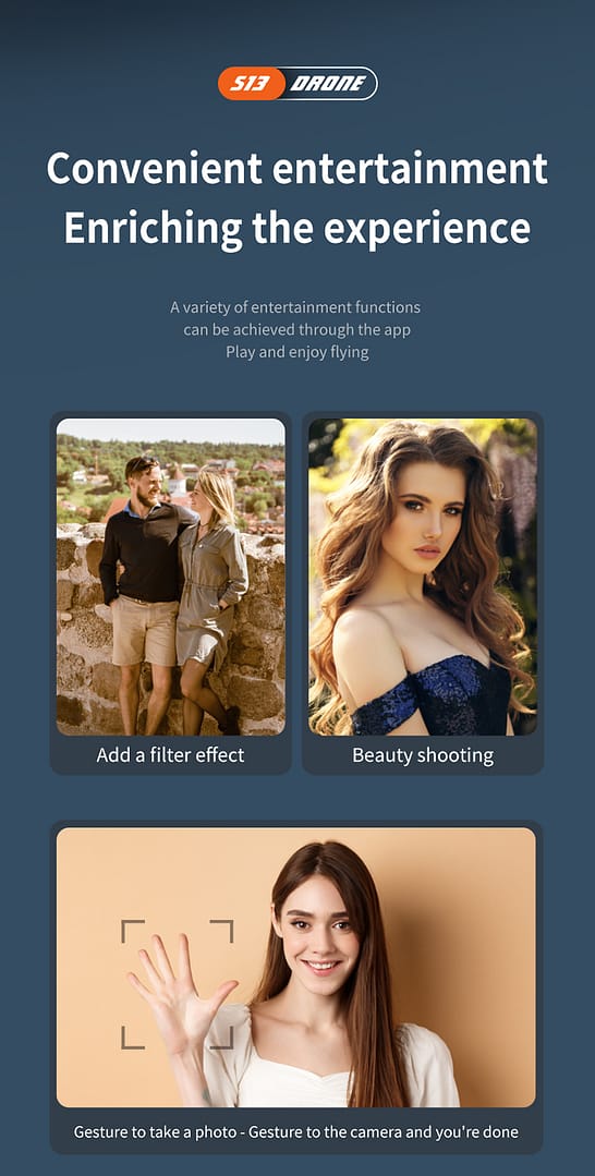 Drone 6K Dual Camera,Intelligent Obstacle Avoidance Drone,Optical Flow Hovering,Auto Return Home Drone