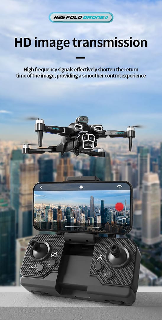 360° Smart Obstacle Avoidance Drone,Automatic Follow up Shooting Drone,Brushless Motor Drone