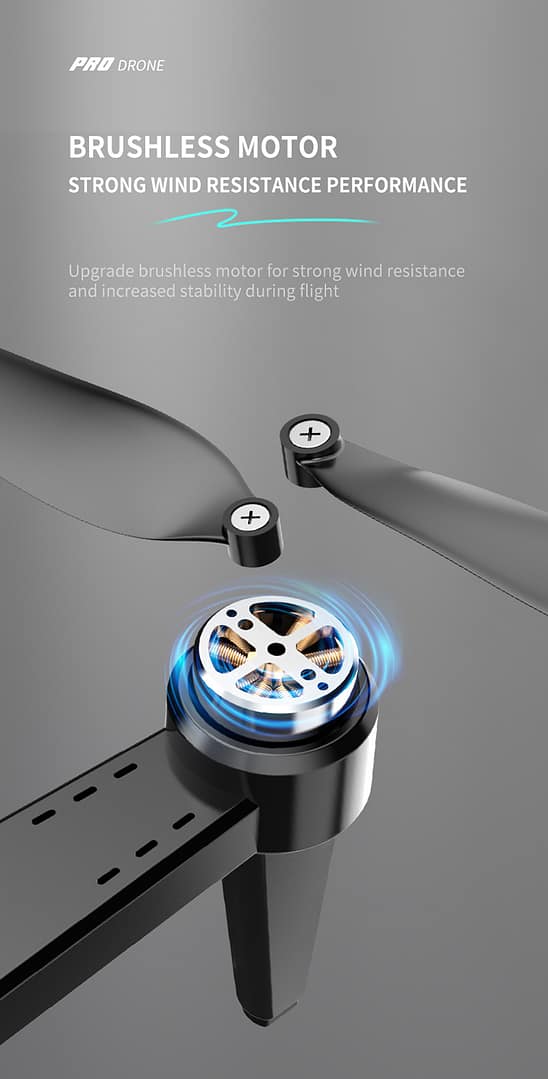 Drone 8K Dual Camera,Intelligent Obstacle Avoidance Drone,GPS Positioning Automatic Return,Quadcopter,Mechanical Gimbal Drone