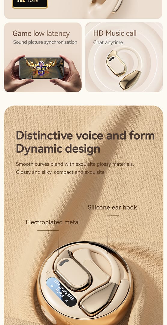 Wireless Earbuds,Open Ear Headphones,Bluetooth Headphones 5.4 Sports Wireless Earbuds,Open Ear Headphones,Bluetooth Headphones 5.4 Sports