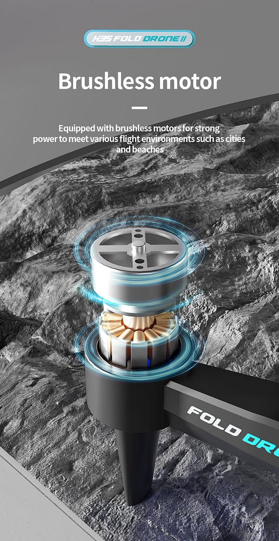 360° Smart Obstacle Avoidance Drone,Automatic Follow up Shooting Drone,Brushless Motor Drone