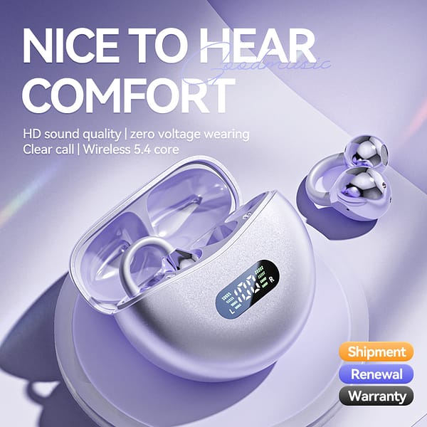 Open Ear Headphones,Wireless Earbuds Bluetooth 5.4,Wireless Earbuds