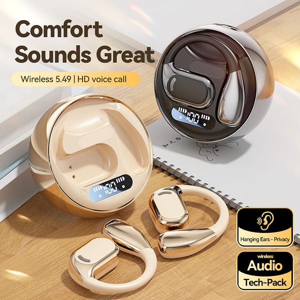 Wireless Earbuds,Open Ear Headphones,Bluetooth Headphones 5.4 Sports