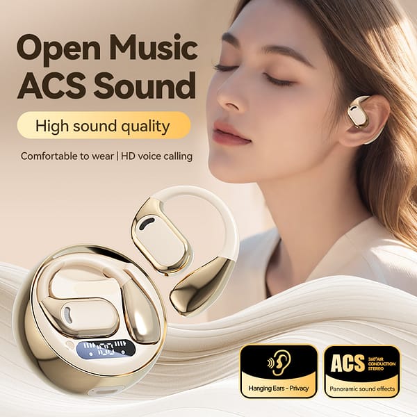 Wireless Earbuds,Open Ear Headphones,Bluetooth Headphones 5.4 Sports