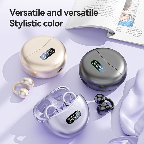 Open Ear Headphones,Wireless Earbuds Bluetooth 5.4,Wireless Earbuds