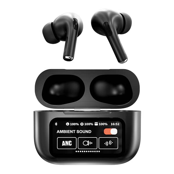 Wireless Earbuds,Bluetooth 5.4 Headphones Bass Stereo,Active Noise Cancelling with Smart Ambient,Earbuds anc