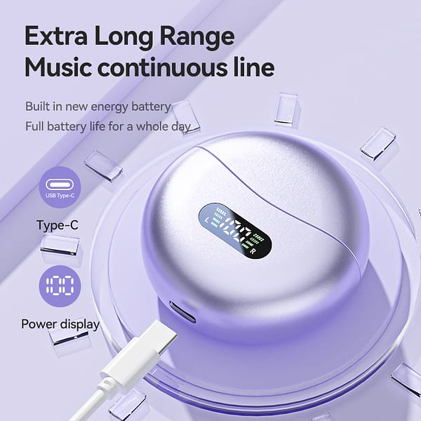 Open Ear Headphones,Wireless Earbuds Bluetooth 5.4,Wireless Earbuds