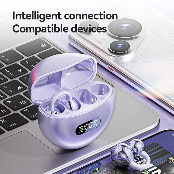 Open Ear Headphones,Wireless Earbuds Bluetooth 5.4,Wireless Earbuds