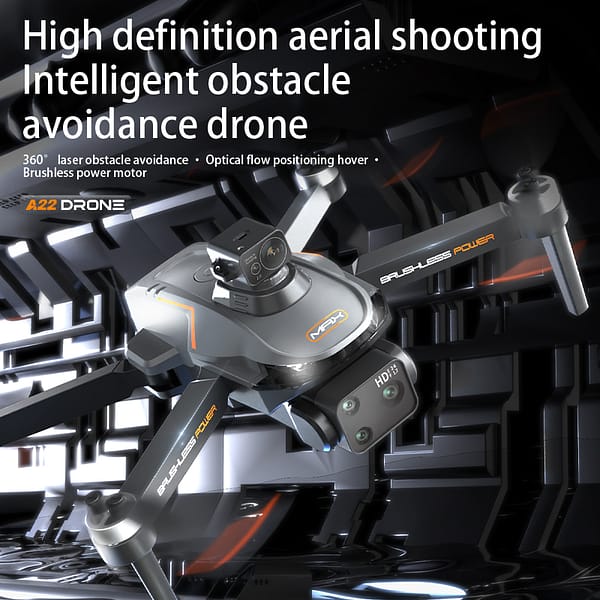Drone Auto Return Home,Remote Control HD Aerial Photography Drone,Optical Flow Brushless Obstacle Avoidance