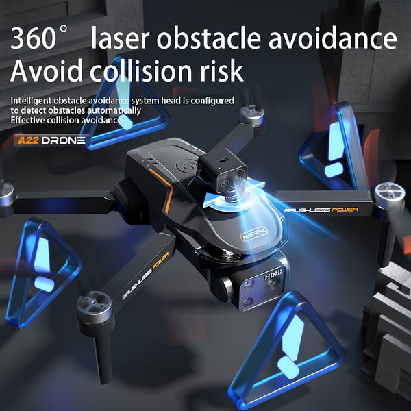 Drone Auto Return Home,Remote Control HD Aerial Photography Drone,Optical Flow Brushless Obstacle Avoidance