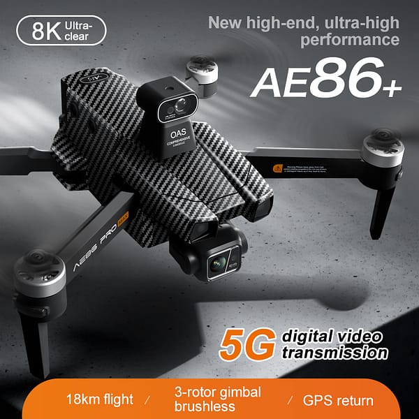 Airdrop Drone,360° Obstacle Avoidance, Optical Flow Hovering, GPS Positioning, Brushless Power,GPS Drone with 8K Camera,48 Mins Flight Time