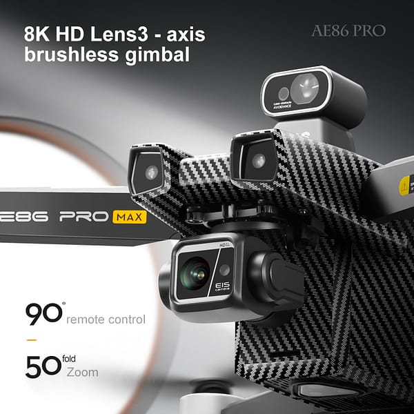 Airdrop Drone,360° Obstacle Avoidance, Optical Flow Hovering, GPS Positioning, Brushless Power,GPS Drone with 8K Camera,48 Mins Flight Time