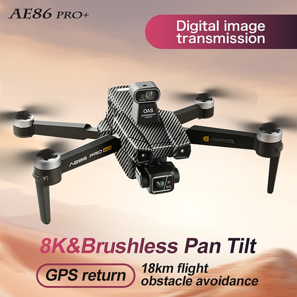Airdrop Drone,360° Obstacle Avoidance, Optical Flow Hovering, GPS Positioning, Brushless Power,GPS Drone with 8K Camera,48 Mins Flight Time
