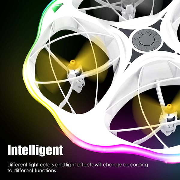 Remote Control UFO Drone,Cool LED Marquee Drone,Gesture Recognition Drone