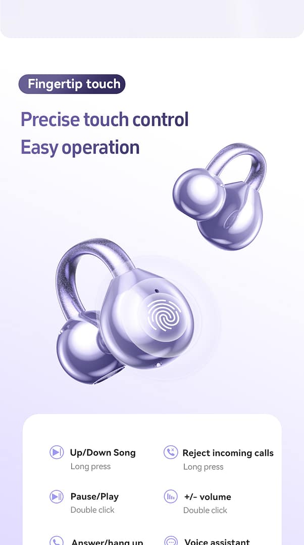 open ear clip headphones,open-ear earbuds,over ear bluetooth earbuds