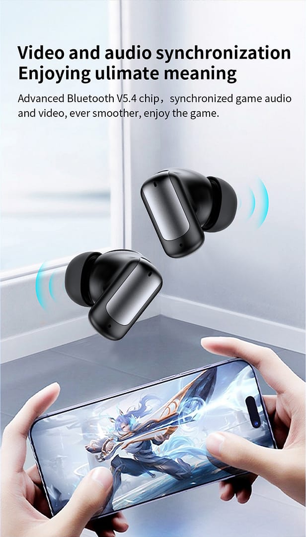 Wireless Earbuds Bluetooth 5.4 Headphone,Bluetooth Earbuds ANC Noise Cancelling