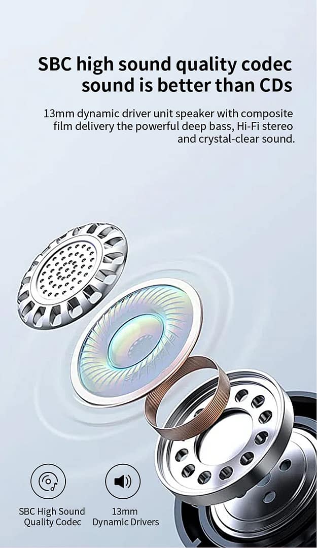 Wireless Earbuds Bluetooth 5.4 Headphone,Bluetooth Earbuds ANC Noise Cancelling