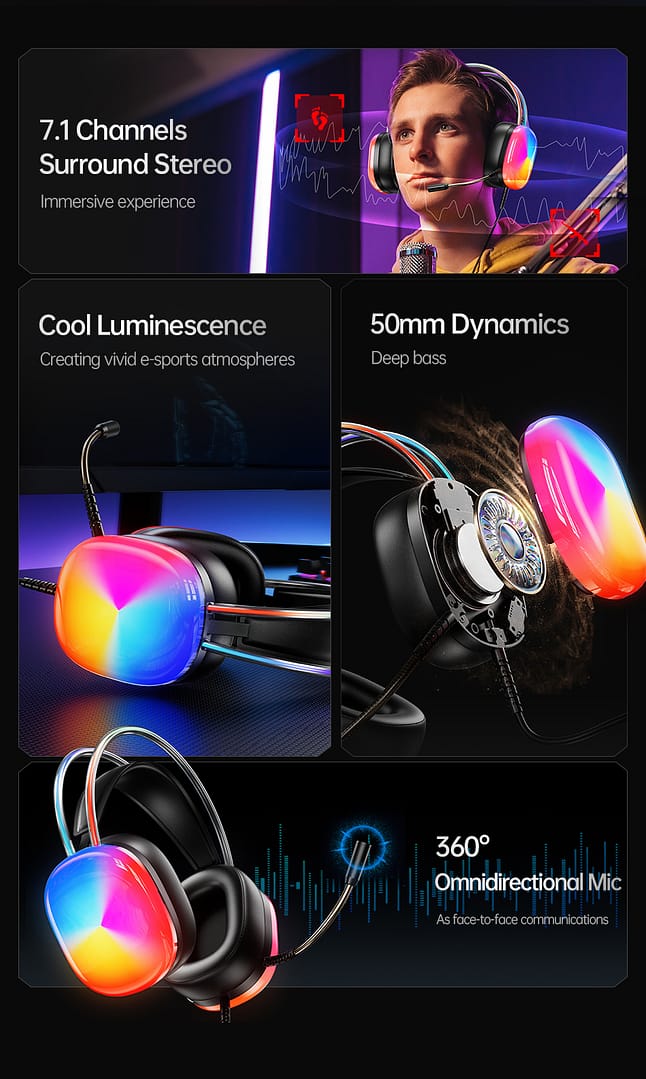 gaming headphones ,gaming headset with microphone