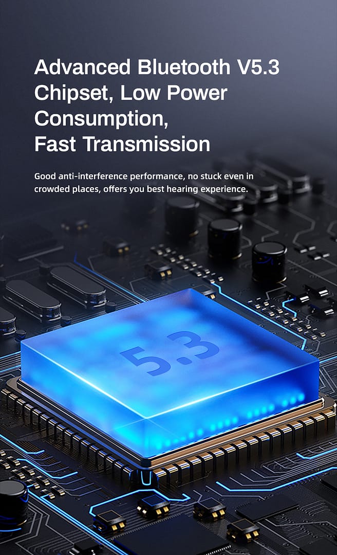 Wireless Earbuds Bluetooth 5.3 Headphone,Bluetooth Earbuds with ANC Noise Cancelling,ENC Noise Cancelling Mic