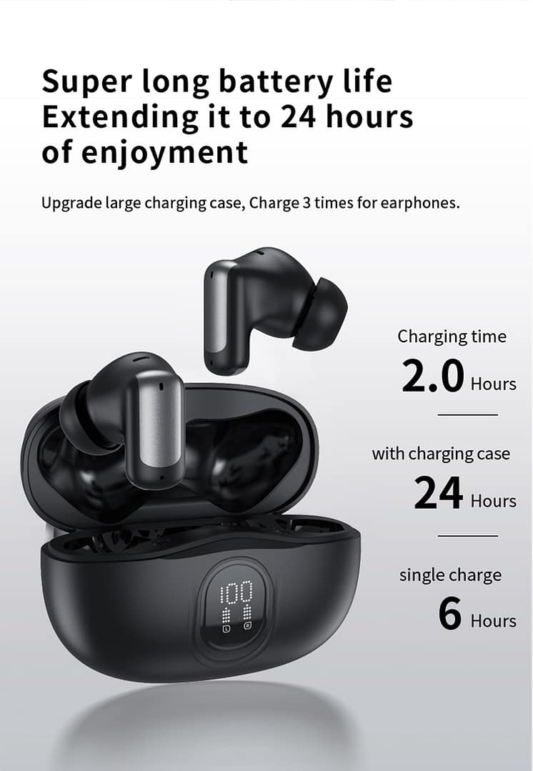 Wireless Earbuds Bluetooth 5.4 Headphone,Bluetooth Earbuds ANC Noise Cancelling
