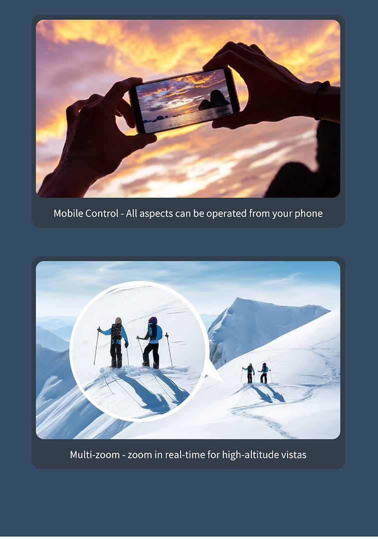 Drone 6K Dual Camera,Intelligent Obstacle Avoidance Drone,Optical Flow Hovering,Auto Return Home Drone