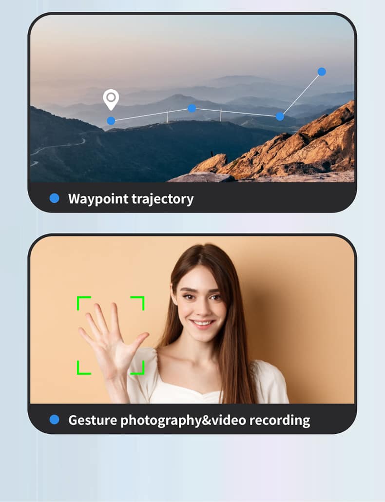 Drone HD Dual Camera,GPS Obstacle Avoidance Drone,GPS Brushless Positioning,30 Mins Flight Time