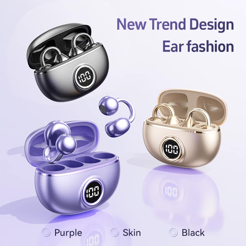 open ear clip headphones,open-ear earbuds,over ear bluetooth earbuds