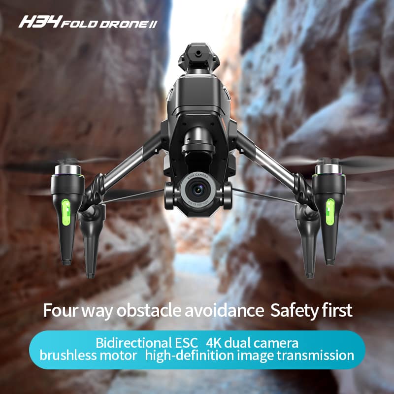 Drone 4K Dual Camera,360° Obstacle Avoidance Drone