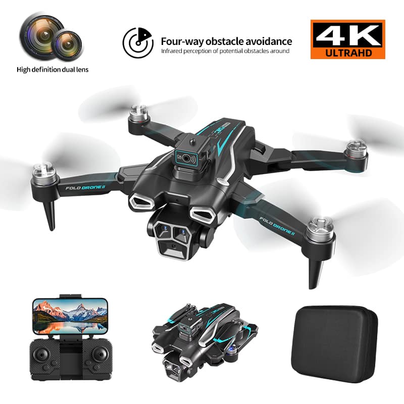360° Smart Obstacle Avoidance Drone,Automatic Follow-up Shooting Drone,Brushless Motor Drone