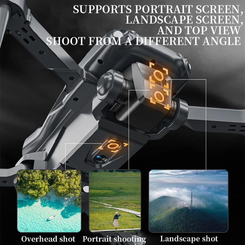 GPS Positioning Drone,Brushless Motor GPS Positioning Automatic Return Drone, Optical Flow Hovering Drone
